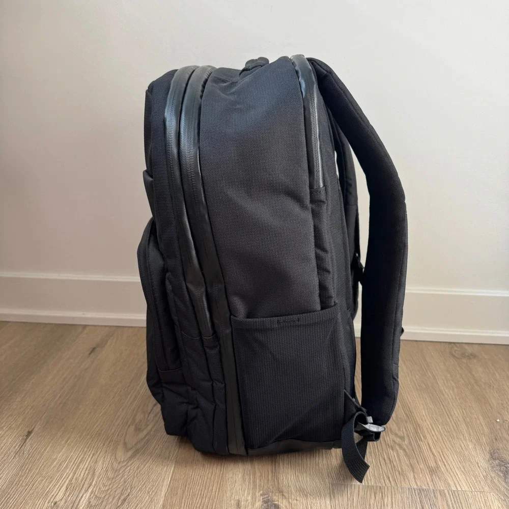 TravisMathew 1st Class Travel Backpack Black Laptop Bag Ripstop EUC 88 Tactical